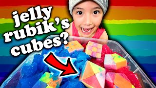 CAN WE SOLVE RUBIK'S CUBES MADE OF JELLY?? 🍮