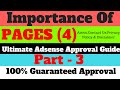 Importance Of Pages In Adsense Approval | Ultimate Adsense Approval Guide Part-3 | Techy Uday