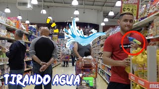 WATER GUN SPRAY PRANK!!