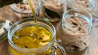 How to Preserve MEAT in Jars  Italian Traditional way