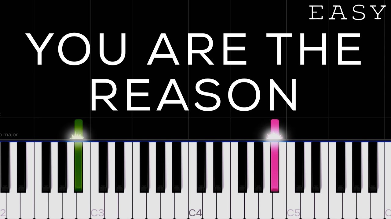  Calum Scott - You Are The Reason | EASY Piano Tutorial