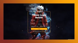 How to Create a Login Page Using HTML and CSS