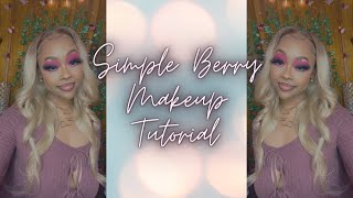 Simple Berry Makeup Tutorial 💕 | Juvia’s Place | SlayedByTreeTv