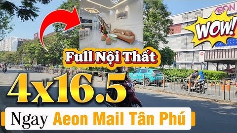 ⭐ Nhà Đẹp 3PN, Hẻm 5m – Khu Dân Trí Cao | Sát Aeon Mall Tân Phú – 4x16.5m ➡ thông 688 Tân Kỳ Tân Quý