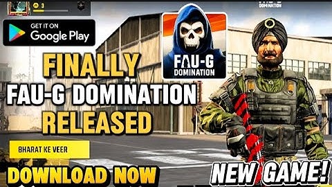 Finally Fau-G Domination Released On Play Store | Download Now