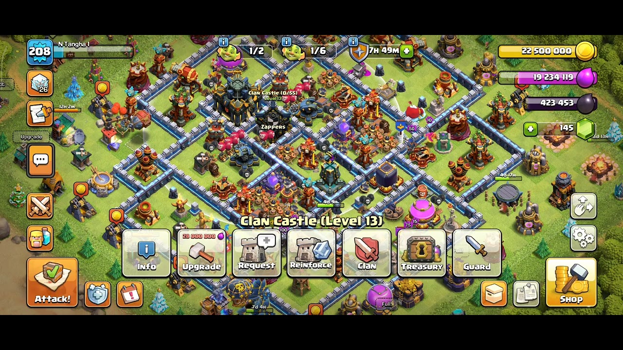Rank push battle attck TH 17