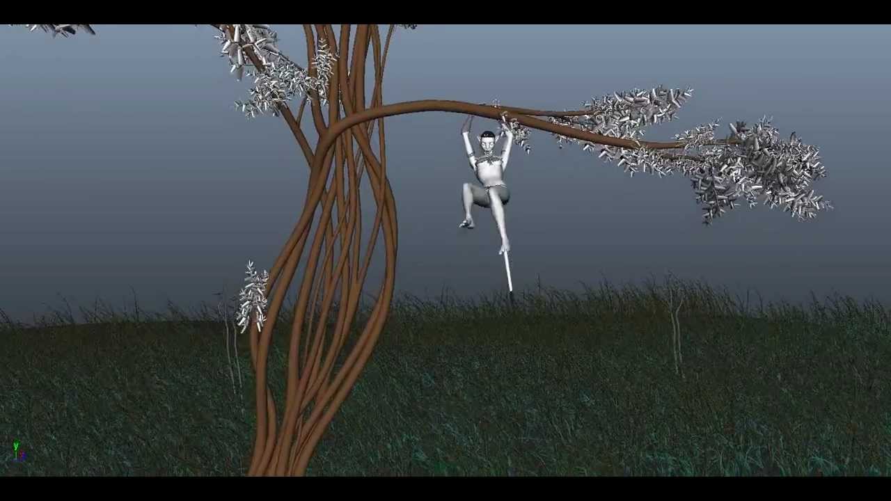 WIP - sliding down a tree