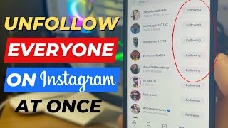 How to Quickly Unfollow Everyone in Instagram 2024 screenshot 5