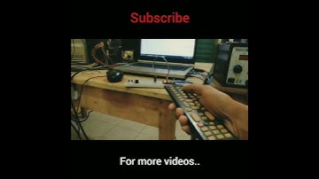 TV remote Control with IR sensor and Arduino