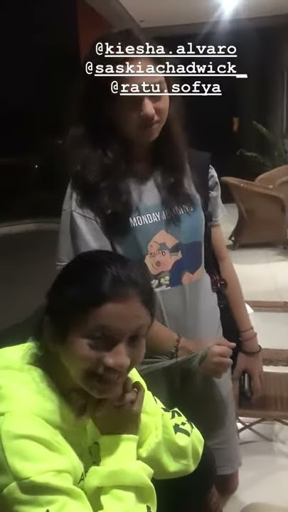 kk saskia jd nyamuk di antara ratu dan keisha❤🤗