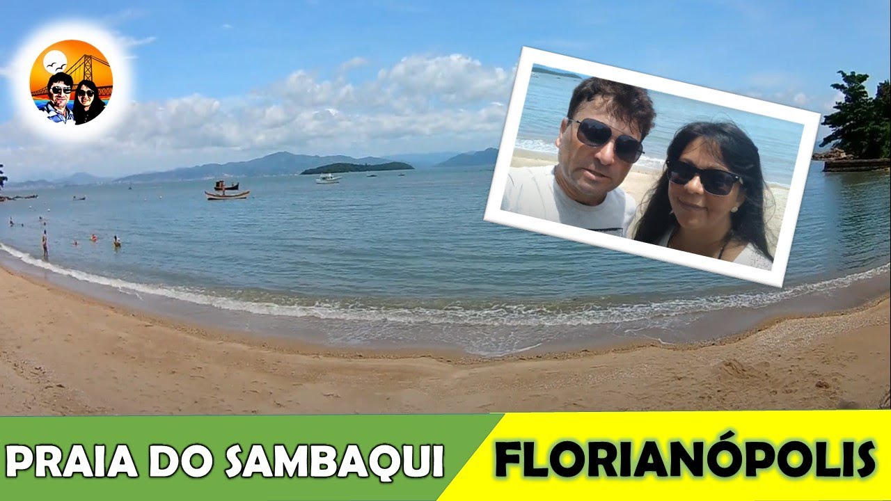Praia de Sambaqui Florianópolis SC Praias de Floripa
