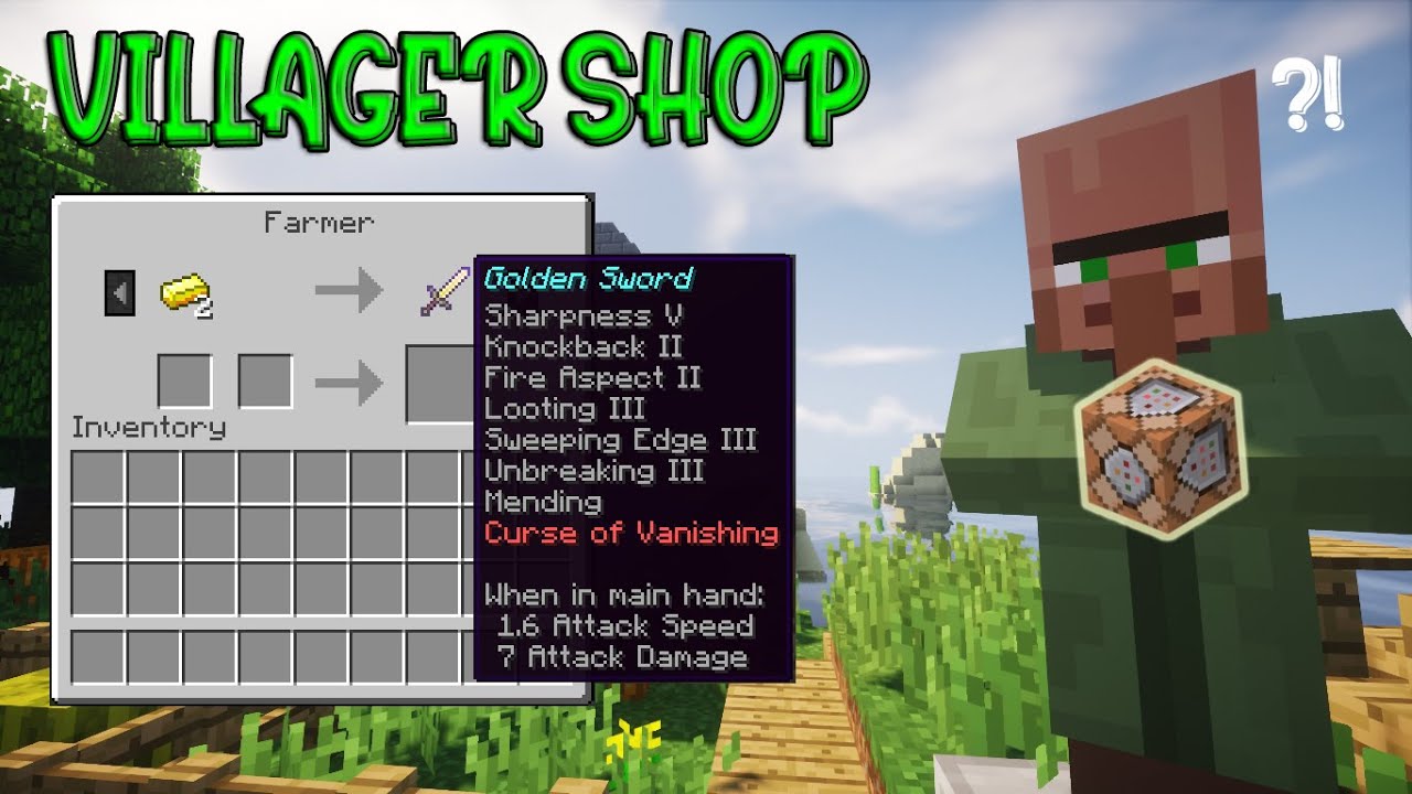 Cara Membuat Villager Trade Custom ! - YouTube