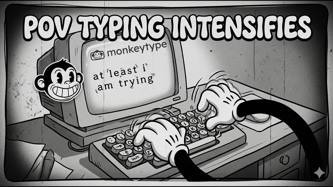 Monkeytype Typing Practice | At least I am trying - YouTube