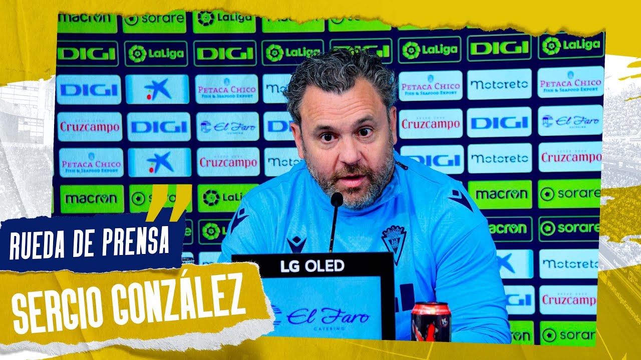 Rueda de prensa de Sergio en la previa del Barça - Cádiz | Cádiz Club ...