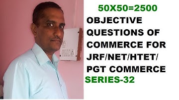 COMMERCE OBJECTIVE QUESTIONS-SERIES 32