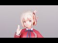 ペーパークラフト　錦木千束（リコリス・リコイル）