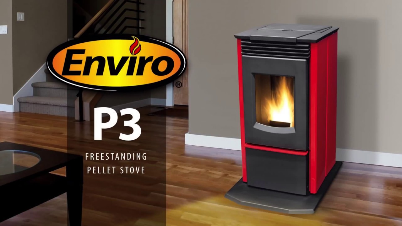 P3 Enviro Pellet Freestanding Stove