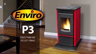P3 Enviro Pellet Freestanding Stove