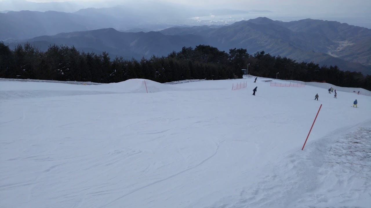 観音寺市のスノーパーク雲辺寺メインコース YouTube