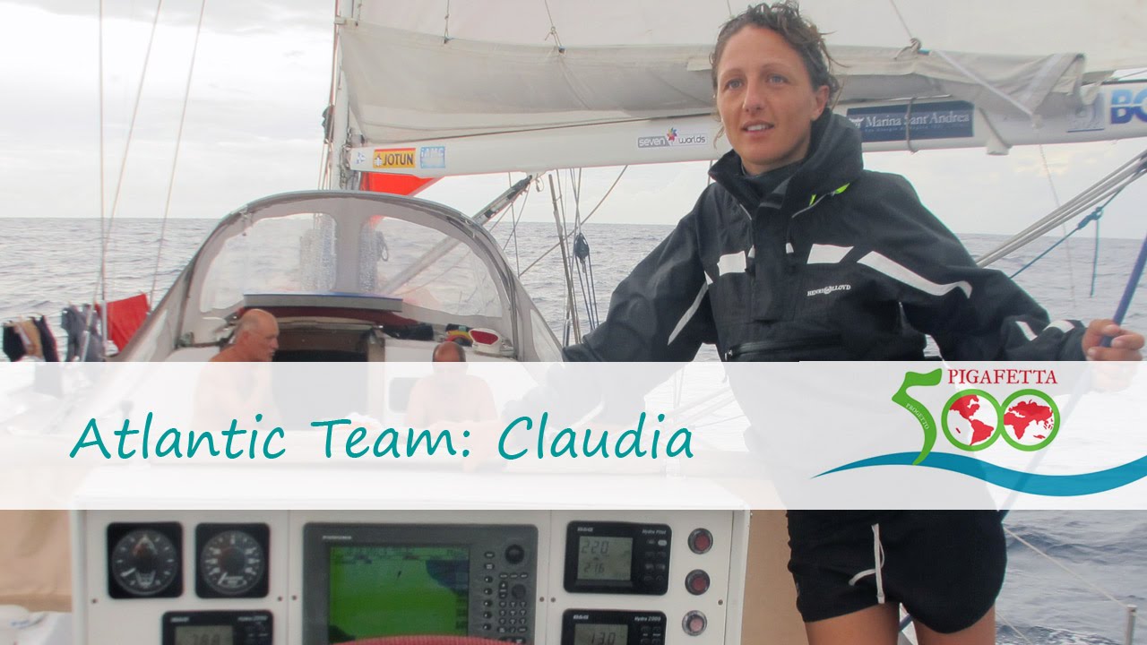 Diario di bordo di Pigafetta 500: Claudia, Atlantic Team