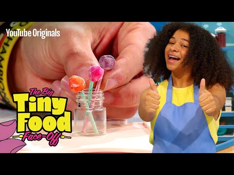 Kids Cook The Tiniest Kawaii Treats Ever | The Big Tiny Food Face-Off | Tasty