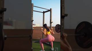 Fanny Ghassani Warming Up Before Weightlifting