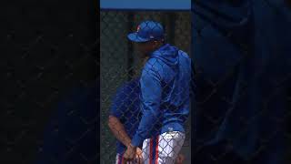 Huascar Brazobán making the rounds in the Mets' dugout #shorts