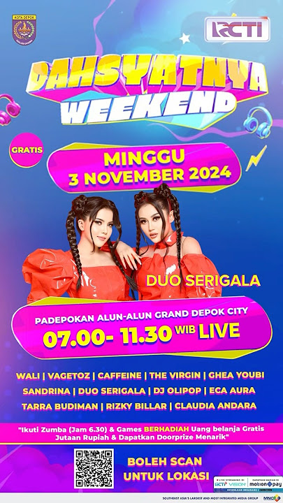 Weekend bergoyang bareng @DuoSerigala yuk 💃🏼💃🏼