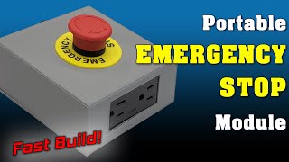 diy emergency stop button module for power tools and 3d printers