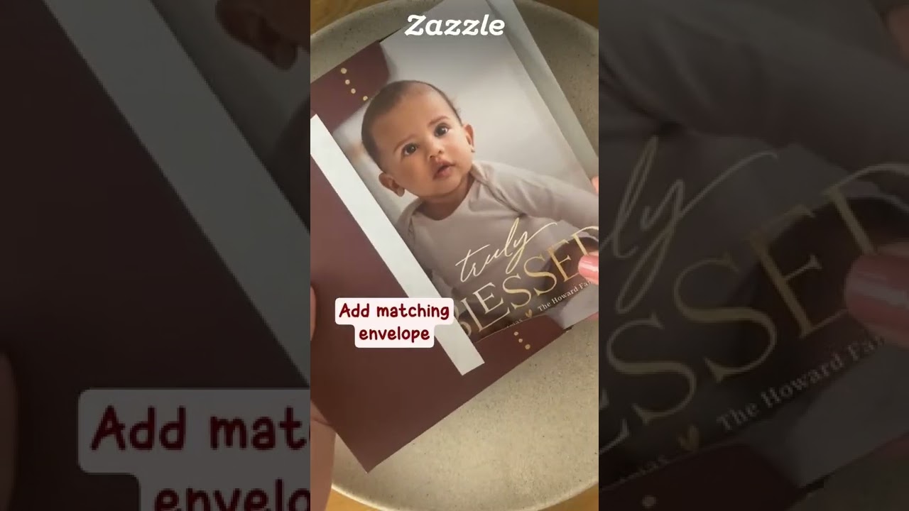 Festive 'New Baby' Holiday Cards from Zazzle