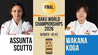 Assunta Scutto Vs Wakana Koga Baku World Championships 2026 Gold -48 Kg