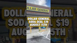 Dollar General soda deal 19 August 15th