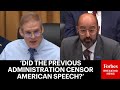 BREAKING NEWS: Jim Jordan Relentlessly Grills ACLU Official On Biden-Era Censorship
