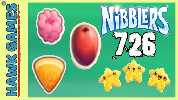 Fruit Nibblers Level 726 - 3 Stars Walkthrough, No Boosters