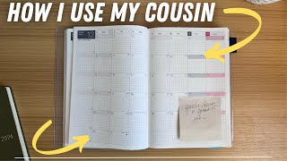 planner flip through 〰 hobonichi cousin routine and layouts
