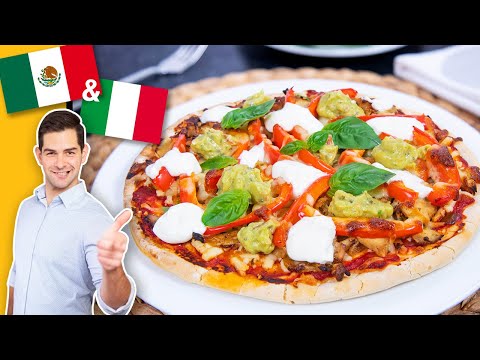 Tasty Chicken Fajita Pizza Recipe - Italian & Mexican Food Fusion #Ad