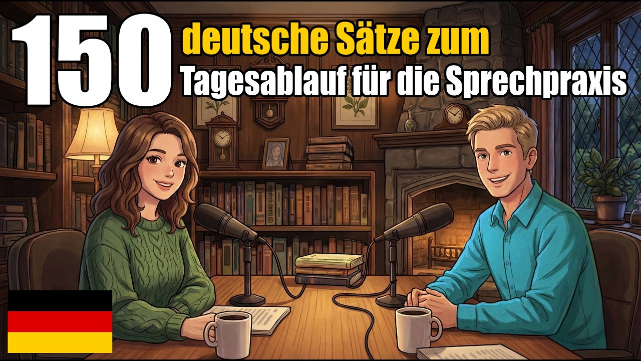 150 deutsche Sätze zum Tagesablauf für die Sprechpraxis | Tägliche deutsche Konversationspraxis