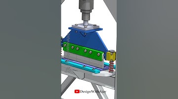 Hydraulic Press Brake #designwithajay #solidworks #engineering #design #designwithajay #cad