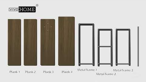 VIVOHOME Sofa Side Table 360° Rotating Mobile End Table Movable Laptop Table