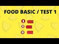 Английский/ тема Еда/ Food Test 1/ Basic