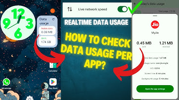 How to Check Data Usage Per App on Android ✅|| Track Mobile & Wi‑Fi Data by App on Android