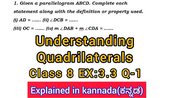 given a parallelogram abcd complete each statement along with the definition or property used