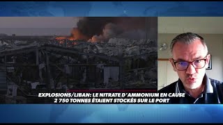 Explosions au Liban: le nitrate d'ammonium en cause, 2750 tonnes étaient stockées sur le port