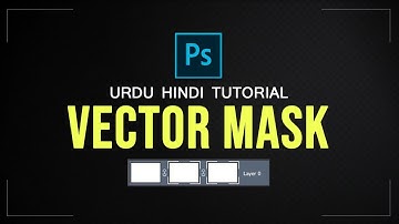 Vector Mask in Photoshop in Urdu Hindi