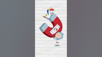 A Unicorn and Dragon Magnet! (Animation Meme) #boyanddragon #shorts