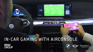 In-Car Gaming with AirConsole