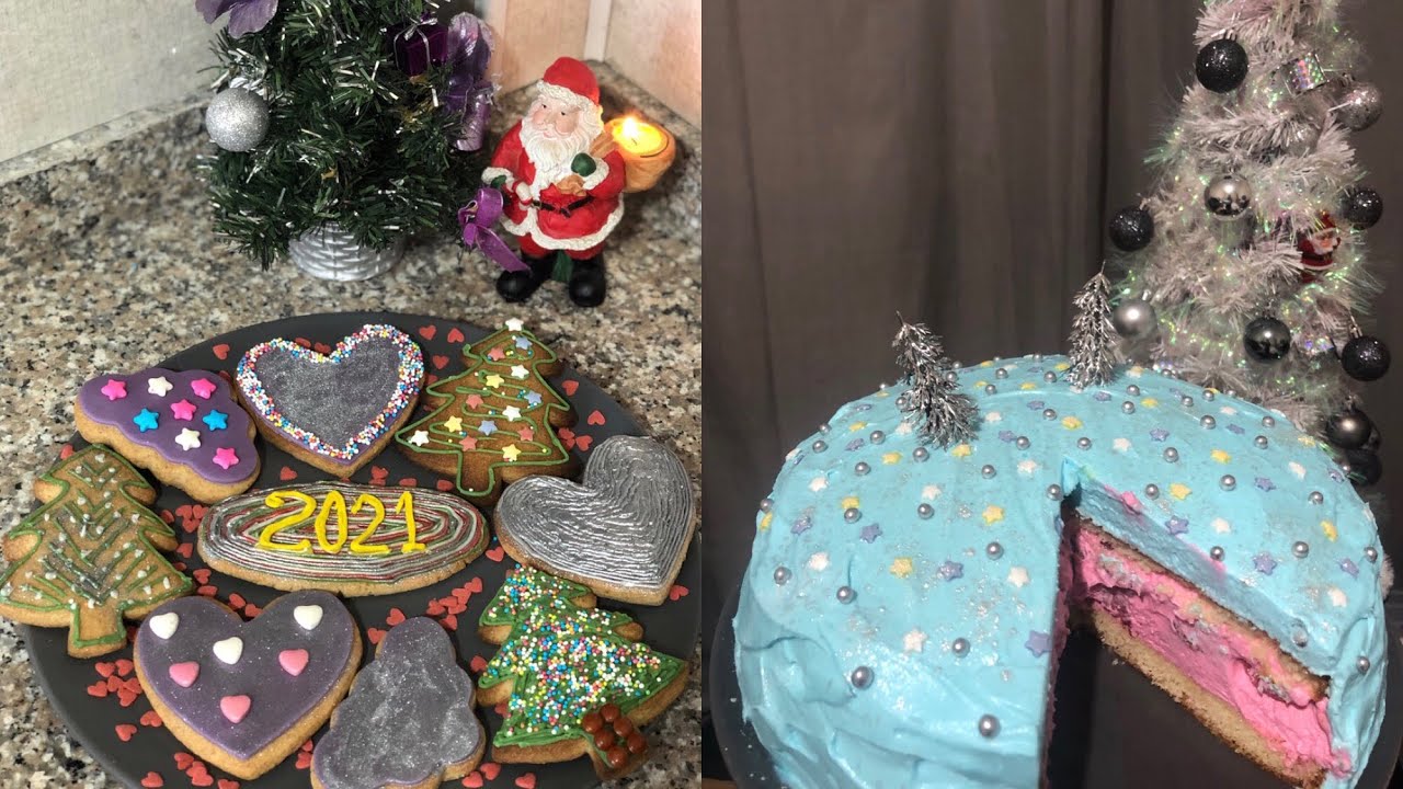 Yılbaşına Hazırlık Yaptım🎄2021🎄 (Unicorn Pasta- Simli Kurabiyeler- Vlog #2 )