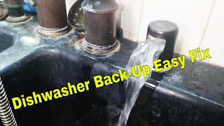 Dishwasher/Disposal Air Gap Stoppage