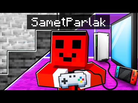 GİZLİ GAMER ODASI YAPTIM !! - Minecraft