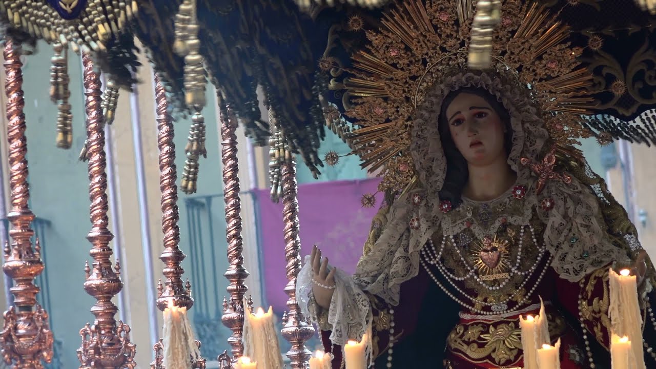 Virgen del Sacromonte en Pasiegas Granada 2015 - Miercoles Santo HD